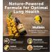 RESPICLEAR All-Natural Mullein Drops with Ginger & Lemon for Lung Cleanse and Detox, Mullein Leaf Extract for Respiratory Lung Health & Detox for Smokers, 2 oz Dropper - Buy Online on GoSupps.com