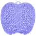 BESKAR FOOT WASER Bath massage pad with non -slip suction cups foot clothes shower for cleaning the feet peeling no bend footpoints reflex zone mat for relaxation of the feet cyan