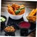 OUNONA 18 Pcs Japanese Seasoning Dish Serving Utensils I'm Wow Grilling Accessories Ceramic Dip Bowls Chafing Dishes Black Flatware Seasoning Bowl Dressing Dishes Side Dish re-usable 9X2.5CMx3pcs Blackx3pcs - Buy Online on GoSupps.com