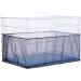 Filhome 2 Pieces Adjustable Bird Cage Cover, Birdcage Seed Catcher Nylon Mesh Net Cover, Soft Airy Cage Net Stretchy Skirt Guard for Parrot Parakeet Macaw Round Square Cage (Size M) Medium