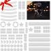 JIASHA 42 Reflectors Sticker Sticker Reflex film Set for securing strollers bicycles helmets with stickers silver