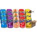Fanta USA Variety Party Pack 12-24 Cans / 4 Flavours Randomly Sent: Grape Peach Strawberry Pineapple Berry - Boxed Treatz (355ml 3 Flavours (4 Pcs Each)) 3 Flavours (4 Pcs Each) 355ml