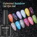 MIZHSE Rainbow Cat Eye Gel Polish 10ml - 9D Laser Holographic, Soak Off LED UV Gel Nail Varnish with Magnetic Effect - Universal Nail Art for Stunning Results - Buy Online on GoSupps.com