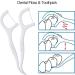 Kwokwei 200 Pieces Dental Floss Picks - Y-Form Toothpicks with Holder - Disposable Interdental Cleaners for Effective Dental Care - Buy Online on GoSupps.com