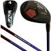Japan WaZaki Hybrid Utility Iron Set - 4-P,SW Black,65g PRO Graphite 0.5" Plu - Black - Right - Buy Online on GoSupps.com