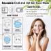 Sofida Cold Hot Gel Face Eye Mask - Reduce Puffy Dark Circles & Bags - Migraine Relief - Heat Ice Therapy Pack - Sinus Pressure & Acne Relief - Blue - Buy Online on GoSupps.com