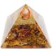 Lamare Orgonite Pyramid with Tiger Eye - Energy Balance Protection & Positive Energies - 76mm for Happiness & Wealth - Buy Online on GoSupps.com