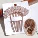 Bridal Bride Hair Accessories Pearl Alloy Leaf Hair Pin Wedding Hair Piece Pins for Women Mother of Bride Pearl Comb Pearl Hair Accessories for Wedding and Party - Buy Online on GoSupps.com