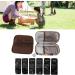 Insulin Cooler Travel Case Canvas PU Insulated Diabetic Bag with Thermometer Portable Medicine Cooling Bag for Insulin Pen and Supplies (Blue)(Coffee) - Buy Online on GoSupps.com