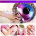 Belle 120W UV LED Nail Lamp | Professional Gel Dryer for Double Hands | Rechargeable with 45pcs Lamp Beads | LCD Display | 3 Timers | Home & Salon - Buy Online on GoSupps.com