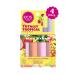 Eos FlavorLab Super Soft Shea Lip Balm Sticks - Totally Tropical Variety Pack | 4 Pack Lip Moisturizer for 24 Hour Hydration - Buy Online on GoSupps.com