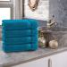 Class Home Collection 100% Cotton Terry Guest Towels - Pack of 4 30x50 cm Petrol - Luxury Bathroom Essentials for International Shipping - Buy Online on GoSupps.com