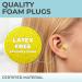 PQ Small Ear Plugs for Sleep - 40 Foam Earplugs for Small Ear Canals, 32 dB Noise Cancelling, Soft & Premium Earplugs for Men and Women - Block Snoring Effectively - Buy Online on GoSupps.com