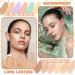 6 Colors Correcting Concealer Palette Contouring Highlighting Concealer Palette Makeup Kit with Brush Foundation Makeup Cream Contour Palette(02#) - Buy Online on GoSupps.com