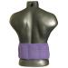 Heat grain pillow 7-chamber with band 65x15 lilac. Heat pillow heat belt long pillow to tie with wheat