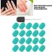 Nail Sanding Drill Bit 0.5 X 0.7in Easy To Store High Strength Nail Polishing Sanding Head Fine Sandpaper with Shaft for Grinding(green) - Buy Online on GoSupps.com