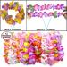 AnapoliZ Hawaiian Headband Flowers - 12 PCS Tropical Luau Lei Set | Multi Color Summer Party Favors - Buy Online on GoSupps.com