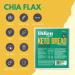 Dillon Organic Chia Flax Keto Bread 6 x 250g | Low Carb, Gluten-Free, High Fiber, High Omega 3, Sunflower & Caraway Seeds - Buy Online on GoSupps.com
