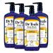 Dr Teal's Body Wash with Pure Epsom Salt with Prebiotic Lemon Balm & Sage 24 fl oz (Pack of 4)