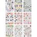 JMEOWIO 9 Sheets Halloween Nail Art Stickers Decals Self-Adhesive Black Star Ghost Pumpkin Nail Supplies Nail Art Design Decoration Accessories - Buy Online on GoSupps.com
