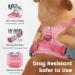 Pawaii Dog Harness for Medium-Sized Dogs | Adjustable Reflective & Breathable Anti-Pull Chest Harness in Pink (Size M: 55cm-68cm) - Perfect for Training & Walking - Buy Online on GoSupps.com