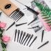 24pcs Hair Sectioning Clips with Styling Comb - 3.5 Inches Duckbill Metal Hair Clips for Hairdressing - Buy Online on GoSupps.com