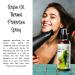 Argan Oil Heat Protectant Spray - Thermal Hair Protector for Flat Iron, Heat Styling & Frizz Control - Buy Online on GoSupps.com