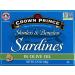 Crown Prince Skinless Boneless Sardines in Olive Oil 3.75oz Cans (Pack of 12) - Premium Quality Seafood - Buy Online on GoSupps.com