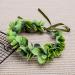 Floral Fall Christmas Flower Crown Vintage Berries Woodland Wedding Headband - Green Leaf - Buy Online on GoSupps.com