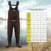 Gonex Neoprene Chest Hunting Waders - 100% Waterproof, Insulated Boots, Duck Hunting Gear - Dark Brown, Size M 10 - Buy Online on GoSupps.com