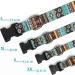 Heele Dog Collar for Small & Medium Dogs - Adjustable Bohemian Cyan Patterned Collar for Comfort & Durability | XS Size (21.6-28cm) - Buy Online on GoSupps.com