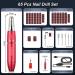 KUIIYER Electric Nail Drill Machine 30000RPM Professional Kit | 65Pcs Portable All-Metal Chuck Lock Set for Acrylic Nails DIY Manicure Pedicure - Buy Online on GoSupps.com