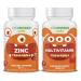 VitaWorks Kids Zinc 15mg Chewables + Multivitamin Chewables Bundle