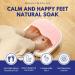 Tea Tree Oil & Dead Sea Salt Foot Soak - Made in UK - Treats Nail Fungus & Athlete's Foot - Exfoliating Spa Bath for Hard Skin - Antifungal Feet Soak - 500g - Buy Online on GoSupps.com