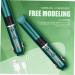 LALADEFIEE Curling Iron Travel Hair Tools Cordless Tools Hair Straightener Curler Hair Straightening Tool Abs 21X4X3.5CM Green - Buy Online on GoSupps.com
