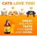 Salmon Oil for Dogs UK - 100% Natural Omega-3 Fish Oil Supplement - Promotes Healthy Skin and Coat - 500ml - Buy Online on GoSupps.com
