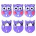 Spove Owl Design Manicure Set Nail Care Grooming Kits for Girls Teens Pack of 6 sets Purple