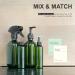 5 x 100ml Recycled Plastic Bottles - Refillable Travel Containers for Toiletries Liquids & Cosmetics | BPA-Free Airline Safe - Buy Online on GoSupps.com