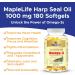MapleLife Nutrition - Harp Seal Oil 1000mg - DPA EPA DHA - Rich Source of Omega-3 Fatty Acids - Maintain Cardiovascular Health - Improve Brain & Cognition - Reduce Imflammation - Maintain Joint Health - 180 Softgels 180 count (Pack of 1) - Buy Online on GoSupps.com