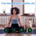 Portable Digital Gym Timer for Home Workouts - Interval Countdown Stopwatch with Rounds Memory Function - Ideal for Boxing, Tabata, HIIT, EMOM, and Fitness Training - Buy Online on GoSupps.com