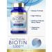 Carlyle Biotin 5000mcg | 250 Fast Dissolve Tablets | Supplement for Men and Women | Vegetarian Non-GMO Gluten Free 250 Count (Pack of 1) - Buy Online on GoSupps.com