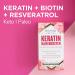 ReserveAge Nutrition Keratin Hair Booster with Biotin & Resveratrol - 120 Capsules for Stronger Hair - Buy Online on GoSupps.com