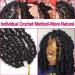 Short Butterfly Locs Crochet Hair 12 Inch 6 Packs Black Bob Style | Distressed Faux Locs Crochet Braids for Women - Buy Online on GoSupps.com