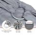 Adjustable Mesh Baby Wrap Carrier and Ring Sling - Gray | For Newborns, Infants, Kids, and Toddlers - Buy Online on GoSupps.com