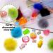 30-Piece Nail Decoration Charms Set: Fluffy Pom Balls, Cute Bear, Candy Resin Charms - Buy Online on GoSupps.com