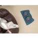 Ohmo Bowl Pad for Small Dogs & Cats | Non-Slip Silicone Feeding Mat | Waterproof Blue-Green 46x25cm - Perfect for Cat Bars - Buy Online on GoSupps.com