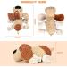 Iokheira Cuddly Squeaky Dog Toys - Large Medium & Small - Yellow & Brown - Perfect for Playtime & Comfort - Buy Online on GoSupps.com