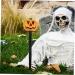 5pcs Ghost Light Accessories Outdoor Plug Halloween Outdoor Decorations Halloween Decor Solar Landscape Light Outdoor Decors Metal Garden Stakes Lights Festival Yard Stakes 3D LED (Colo Black Whitex4pcs 38x8cm - Buy Online on GoSupps.com