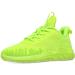 Soulsfeng Kids Tennis Shoes | Lightweight Breathable Boys Running Shoe | Fashion Walking Sneakers for Girls | Size 1.5 Little Kid | Green - Buy Online on GoSupps.com