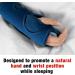 ACE Night Wrist Sleep Support | Adjustable Blue Brace for Carpal Tunnel Relief - Buy Online on GoSupps.com